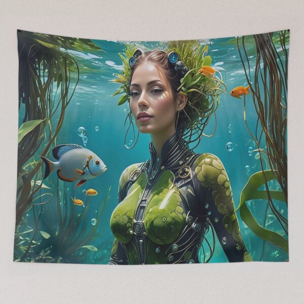 Item preview, Freediving Lady designed and sold by M-Y-A-R-T-.