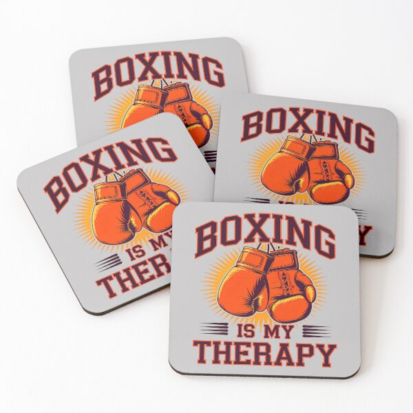 Item preview, Boxing Is My Therapy Sports Quote designed and sold by TheArtOfPat.