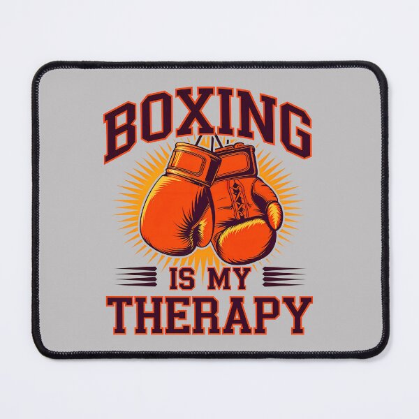 Item preview, Boxing Is My Therapy Sports Quote designed and sold by TheArtOfPat.