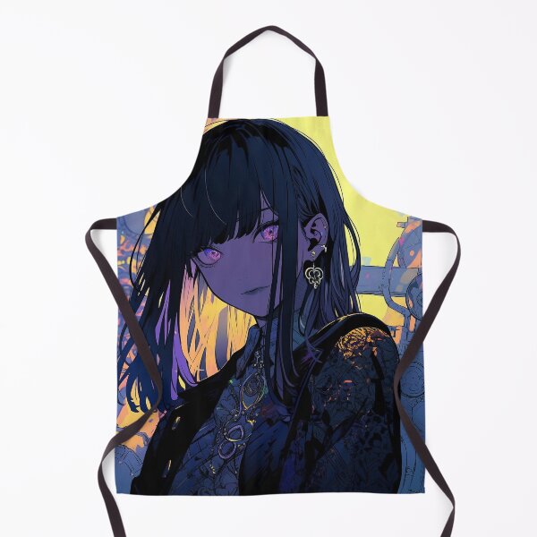 Item preview, Goth Anime Girl - Dark Aesthetic Anime Art designed and sold by iWallGlow.