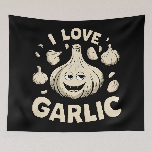 Item preview, Funny Garlic Lover Design - I Love Garlic designed and sold by Prime-Studio.