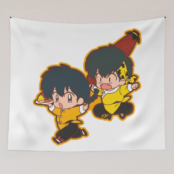Item preview, Ranma 1/2: Ranma Saotome & Ryoga Hibiki Chibi designed and sold by GroupieClub.