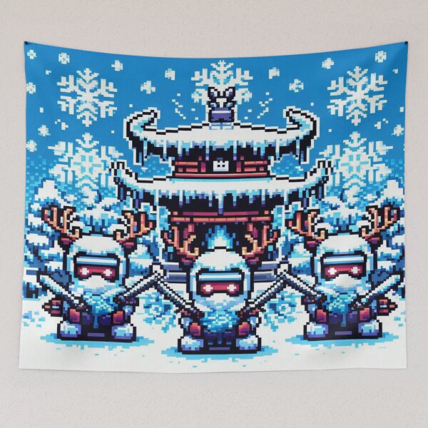 Item preview, 8-Bit Reindeer Winter Guardians designed and sold by Imaginarium of Chaos falcon88 .