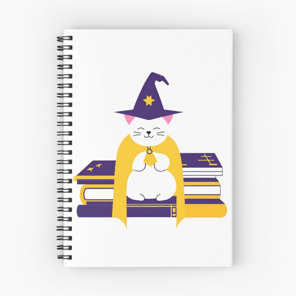 Item preview, The Yellow Magical Cat Wizard  designed and sold by MarCreativArt.