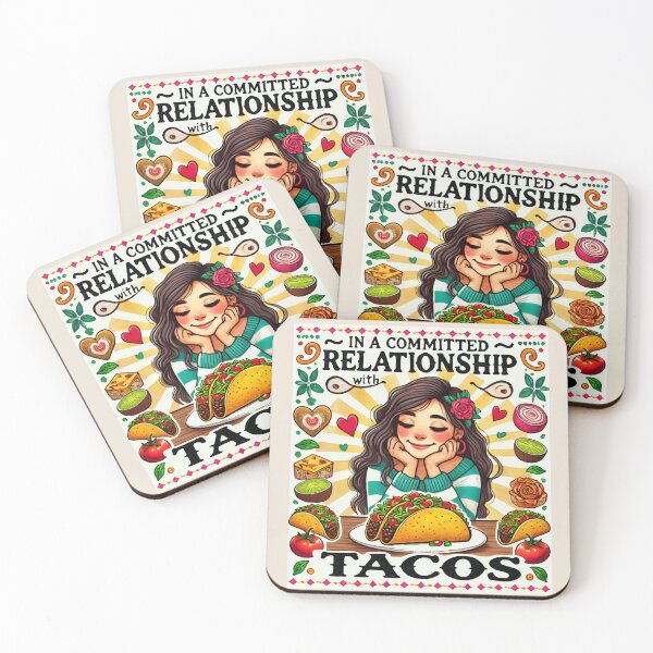 Item preview, In a Committed Relationship with Tacos! designed and sold by FunandWhimsy.