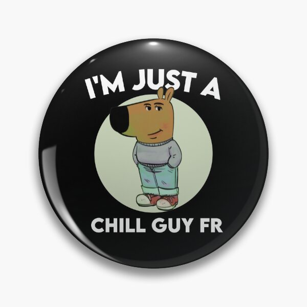 Item preview, I'm Just A Chill Guy Meme. Cartoon Chill Dog Trend. My New Character Social Media Viral designed and sold by SillyMerchant.
