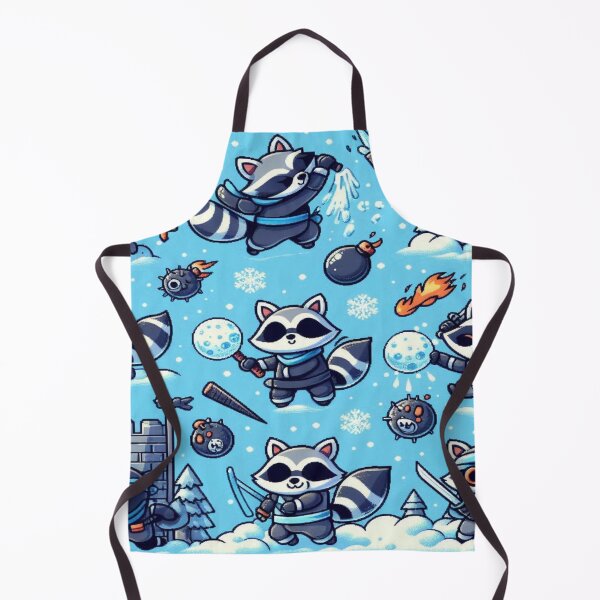 Item preview, Raccoon Ninja Winter Heist Pattern designed and sold by Imaginarium of Chaos falcon88 .