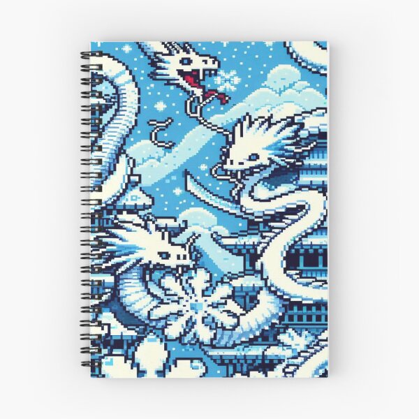 Item preview, Ice Serpent Ninja Doodle Grid designed and sold by Imaginarium of Chaos falcon88 .