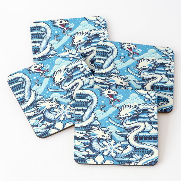 Item preview, Ice Serpent Ninja Doodle Grid designed and sold by Imaginarium of Chaos falcon88 .