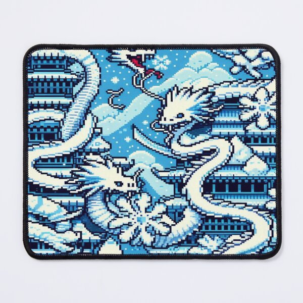 Item preview, Ice Serpent Ninja Doodle Grid designed and sold by Imaginarium of Chaos falcon88 .