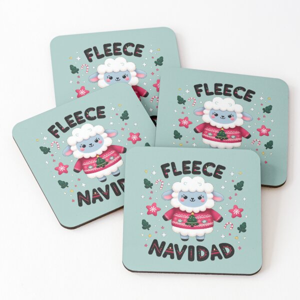 Item preview, Fleece Navidad - Christmas lamb illustration, Light Design designed and sold by SubtleSplit.