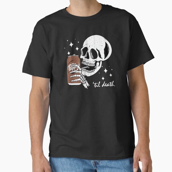 Item preview, Funny Till Death Dr. Pepper, Skeleton Halloween Christmas designed and sold by sophirobin.