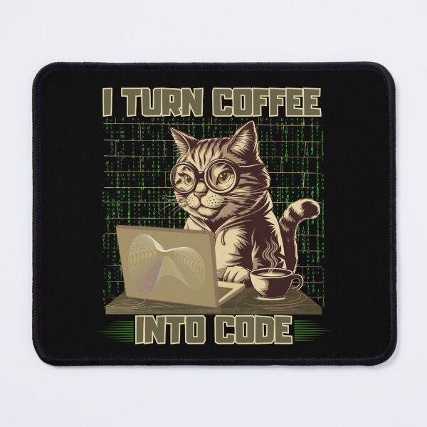 Item preview, I Turn Coffee into Code programmer humor designed and sold by ketkacreations.