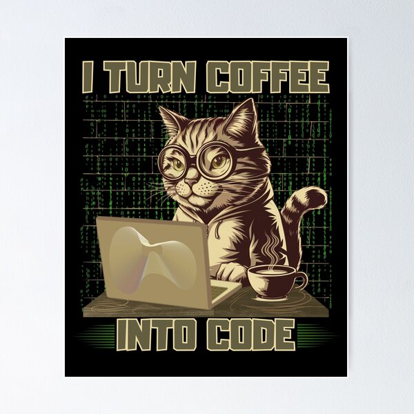 Artikel-Vorschau von Ich verwandle Kaffee in Code Programmierer Humor, designt und verkauft von ketkacreations.