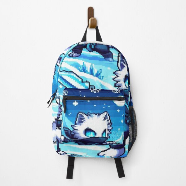 Item preview, Arctic Wolf Ninja Pixel Pattern designed and sold by Imaginarium of Chaos falcon88 .