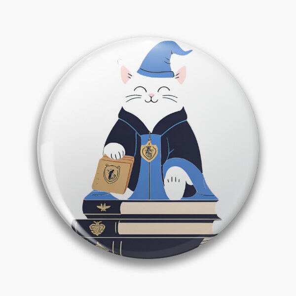 Item preview, The Blue Magical Cat Wizard  designed and sold by MarCreativArt.