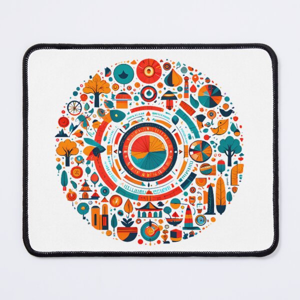 Item preview, Circular Urban Tapestry designed and sold by ART ATTACK ZONE.