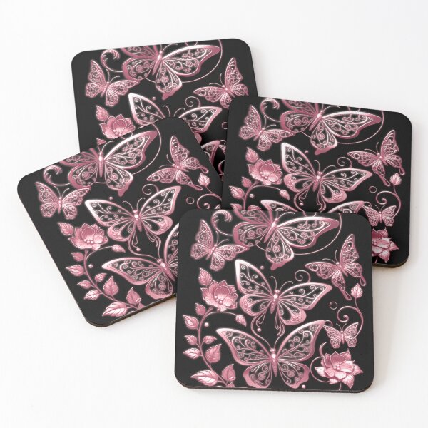 Item preview, Rose Gold Butterflies designed and sold by Exodoi.