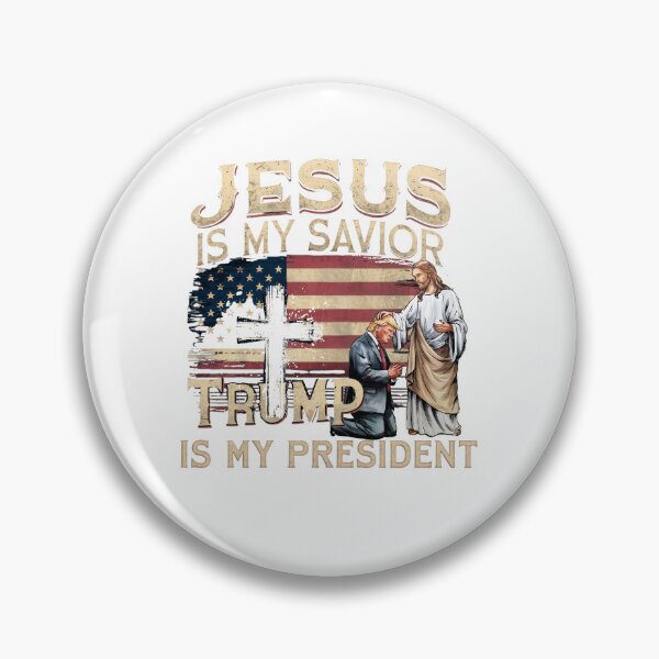 Item preview, Jesus Is My Savior, Trump Is My President designed and sold by Roy & Tiffany.