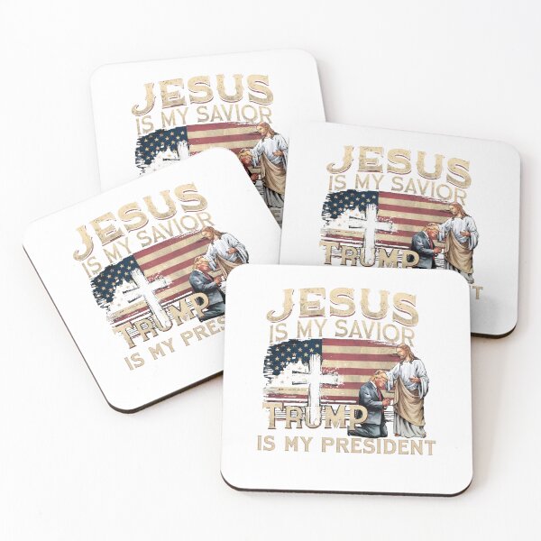 Item preview, Jesus Is My Savior, Trump Is My President designed and sold by Roy & Tiffany.