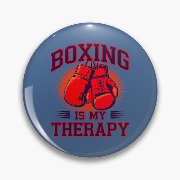 Item preview, Boxing Is My Therapy Sports Quote designed and sold by TheArtOfPat.