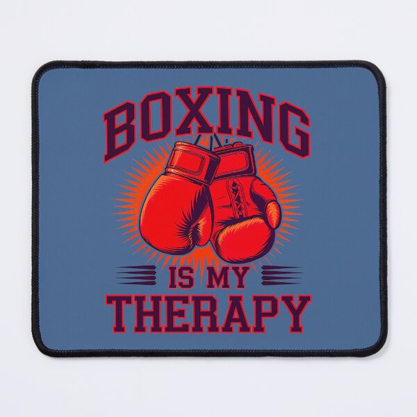 Item preview, Boxing Is My Therapy Sports Quote designed and sold by TheArtOfPat.