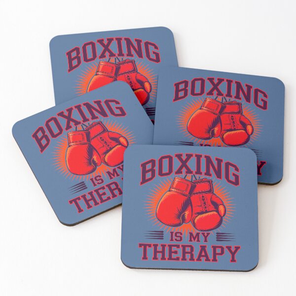 Item preview, Boxing Is My Therapy Sports Quote designed and sold by TheArtOfPat.