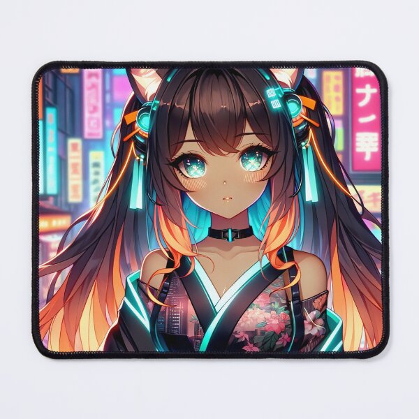 Item preview, Orange Neko Dance designed and sold by The Journey Ain't Mid.
