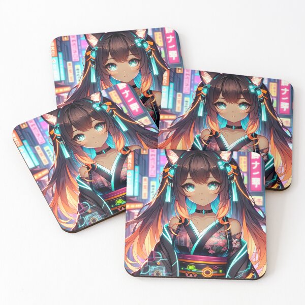 Item preview, Orange Neko Dance designed and sold by The Journey Ain't Mid.