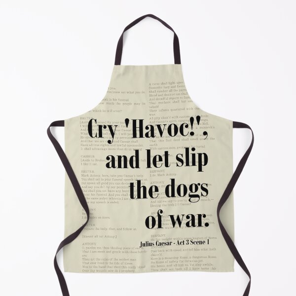 Item preview, Julius Caesar William Shakespeare Cry Havoc Dogs of War designed and sold by kakarikihill.