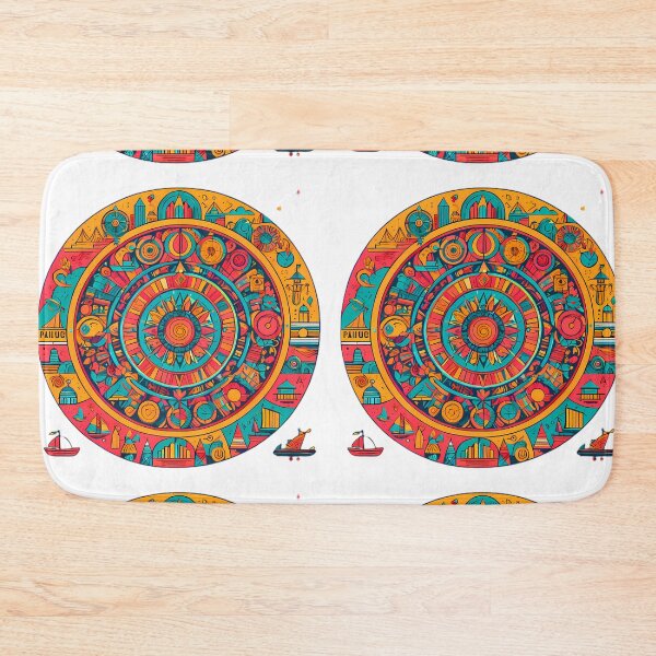 Item preview, Floral Harmony Circle designed and sold by ART ATTACK ZONE.