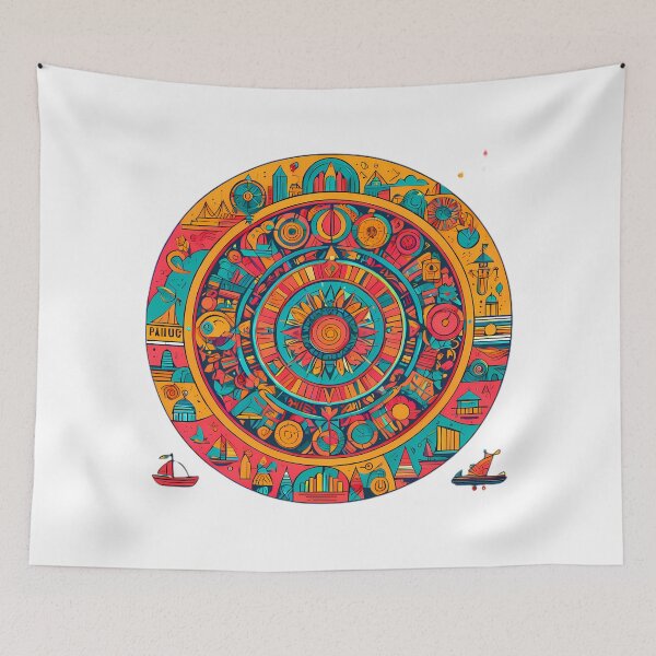Item preview, Floral Harmony Circle designed and sold by ART ATTACK ZONE.