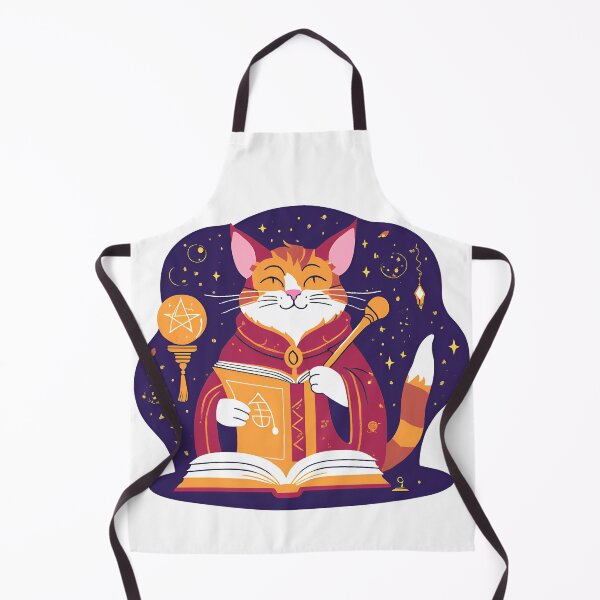 Item preview, The Red Magical Cat Wizard  designed and sold by MarCreativArt.