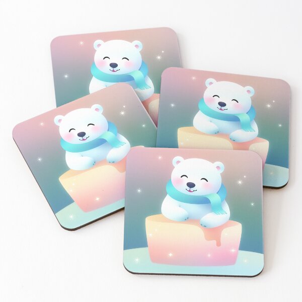 Item preview, Cute Polar Bear Collection! designed and sold by FreeSpiritArt4U.