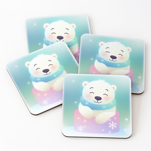 Item preview, Cute Polar Bear Collection! designed and sold by FreeSpiritArt4U.