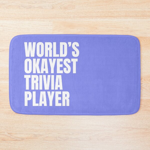 Item preview, World's Okayest Trivia Player - White designed and sold by Cutsandsparks.