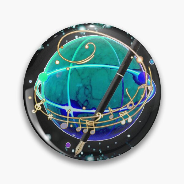 Item preview, MU1 - Globe and Pen designed and sold by WorldsElsewhere.