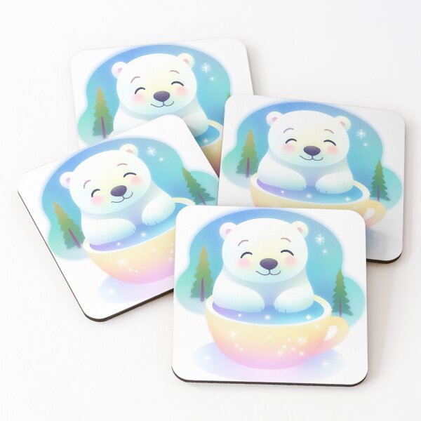 Item preview, Cute Polar Bear Collection! designed and sold by FreeSpiritArt4U.