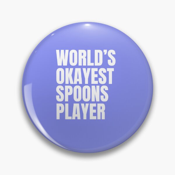 Item preview, World's Okayest Spoons Player - White designed and sold by Cutsandsparks.