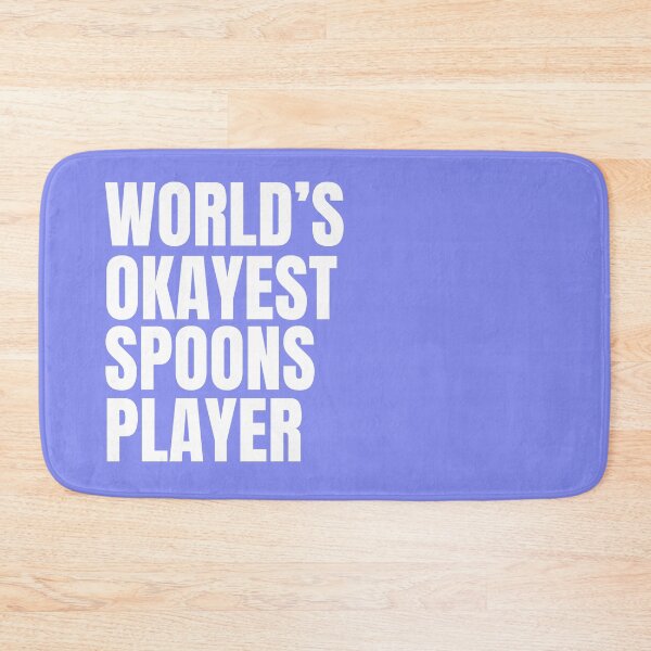 Item preview, World's Okayest Spoons Player - White designed and sold by Cutsandsparks.
