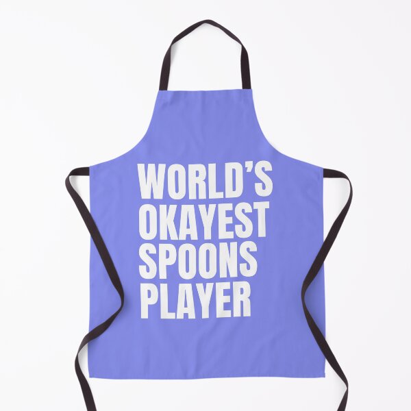 Item preview, World's Okayest Spoons Player - White designed and sold by Cutsandsparks.