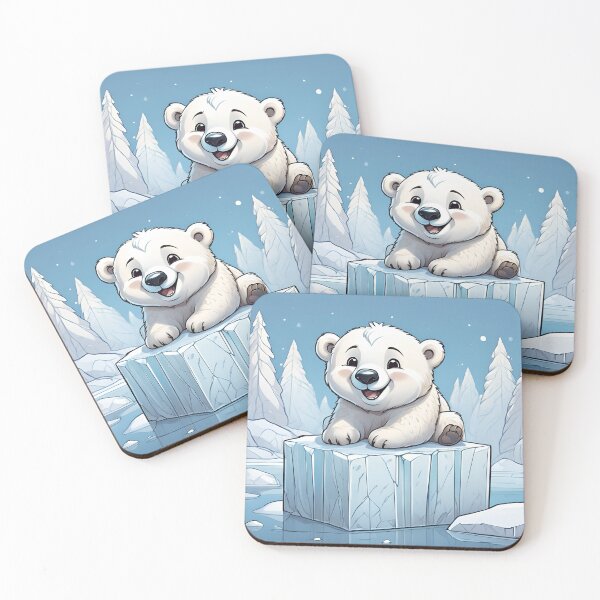 Item preview, Cute Polar Bear Collection! designed and sold by FreeSpiritArt4U.
