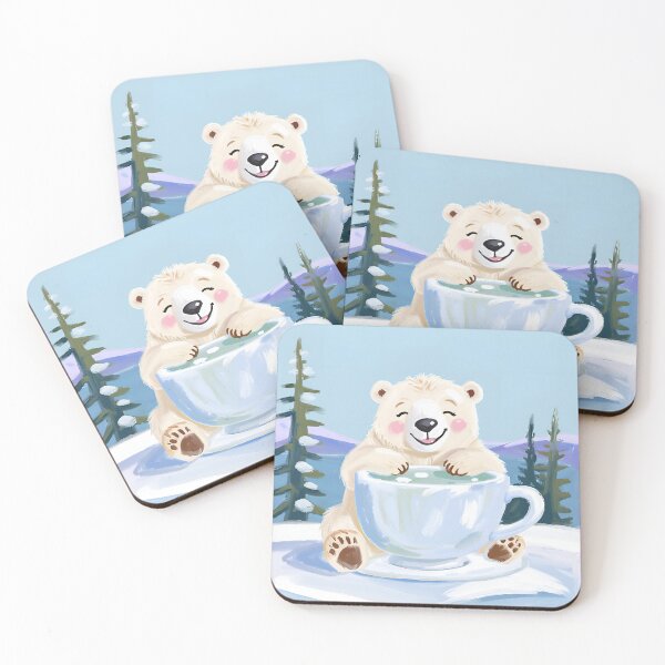 Item preview, Cute Polar Bear Collection! designed and sold by FreeSpiritArt4U.