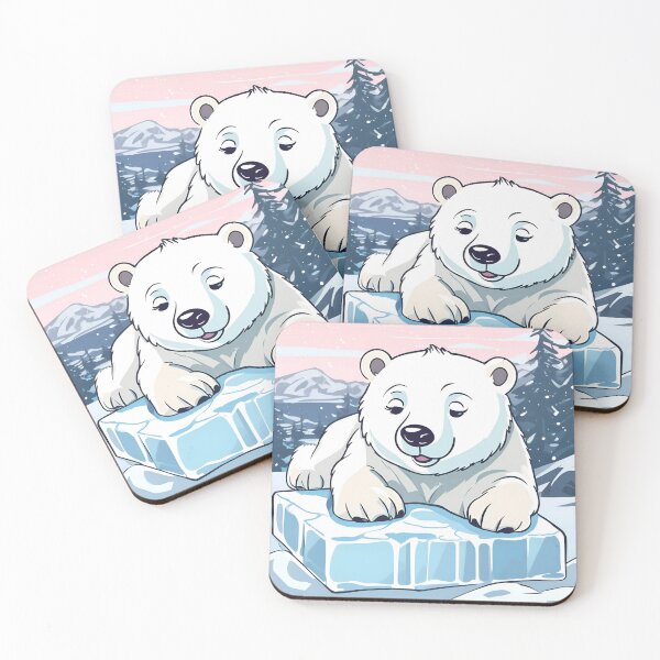 Item preview, Cute Polar Bear Collection! designed and sold by FreeSpiritArt4U.