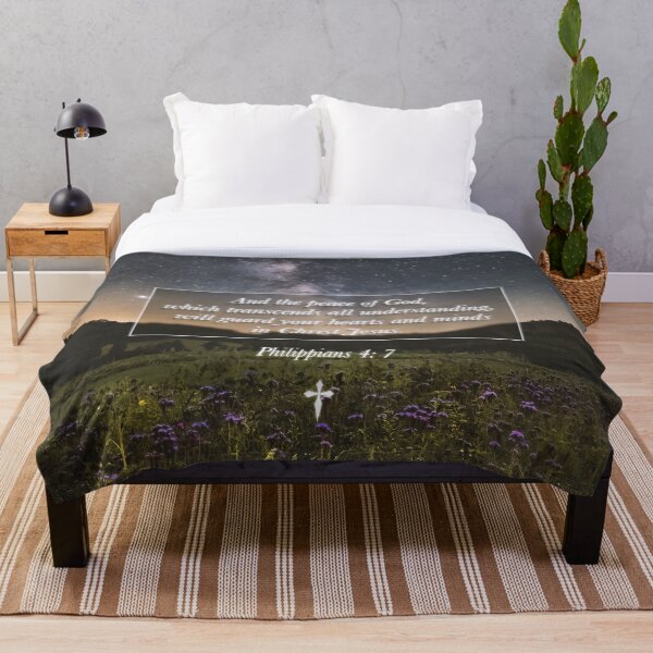 Item preview, The Peace Of God Christian Faith Bible Verse Night Sky Nature Landscape designed and sold by Jordan Christopher.