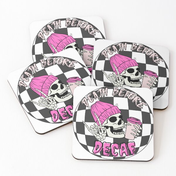 Item preview, Death Before Decaf designed and sold by Sadie-Alexis.