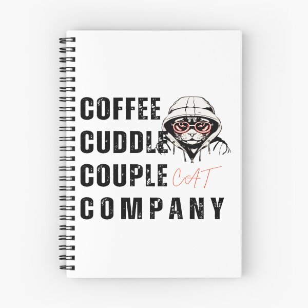 Item preview, Coffee cuddle couple company cat- Black designed and sold by oceanisea.