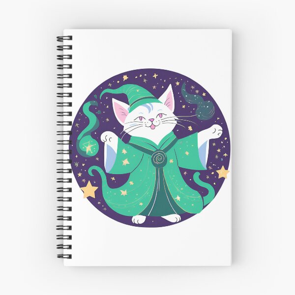 Item preview, The Green Magical Cat Wizard  designed and sold by MarCreativArt.