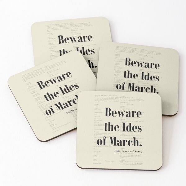 Item preview, Julius Caesar William Shakespeare Beware the Ides of March designed and sold by kakarikihill.