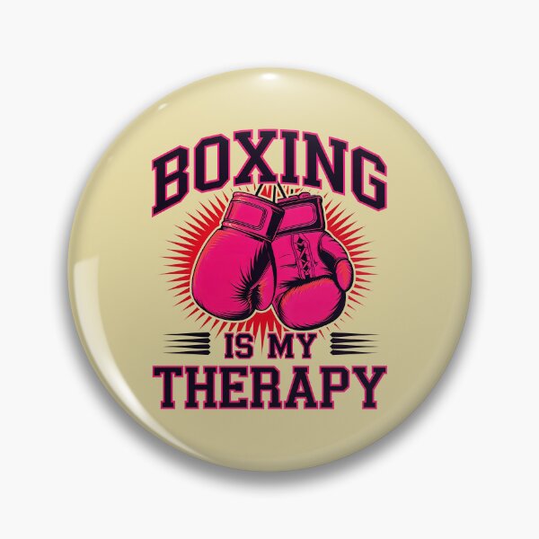 Item preview, Boxing Is My Therapy Sports Quote designed and sold by TheArtOfPat.